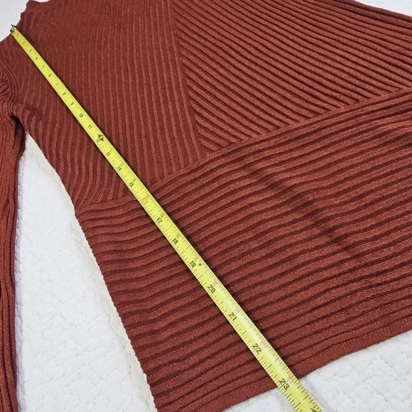 NWT TOPSHOP Asymmetrical Ribbed Sweater - Picture 7 of 15